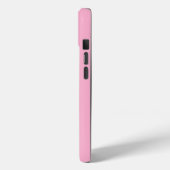 Coques Case-Mate iPhone Initiales du Monogramme rose moderne personnalisée (Verso / Gauche)