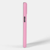 Coques Case-Mate iPhone Initiales du Monogramme rose moderne personnalisée (Verso / Droite)