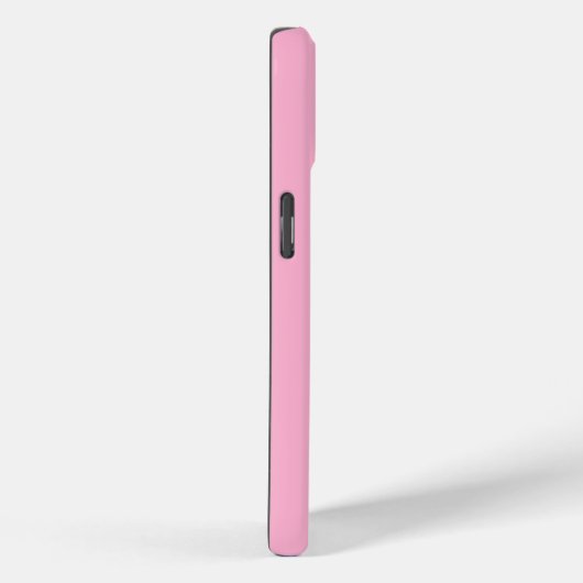 Coques Case-Mate iPhone Initiales du Monogramme rose moderne personnalisée (Verso / Droite)