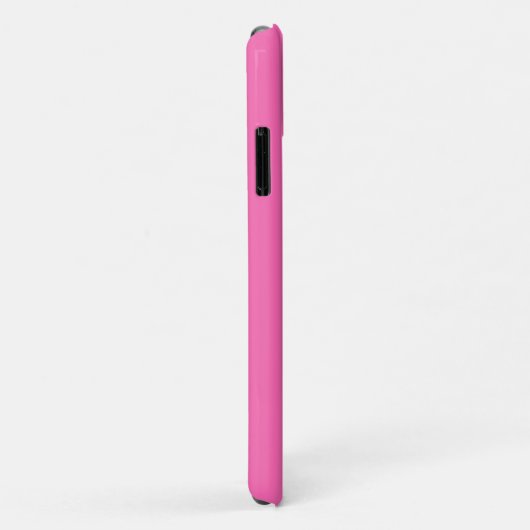 Coques Case-Mate iPhone Initiales en gras vertical rose chaud (Dos/Droite)