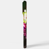 Coques Case-Mate iPhone Initiales Fleur Fuchsia rose violet (Verso / Gauche)