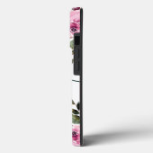 Coques Case-Mate iPhone Initiales florale fantaisie et nom (Verso / Gauche)