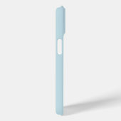 Coques Case-Mate iPhone Initiales Monogramme Bleu Élégant Moderne (Verso / Droite)