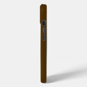 Coques Case-Mate iPhone Initiales Monogramme Marron Moderne (Verso / Gauche)