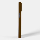 Coques Case-Mate iPhone Initiales Monogramme Marron Moderne (Verso / Droite)