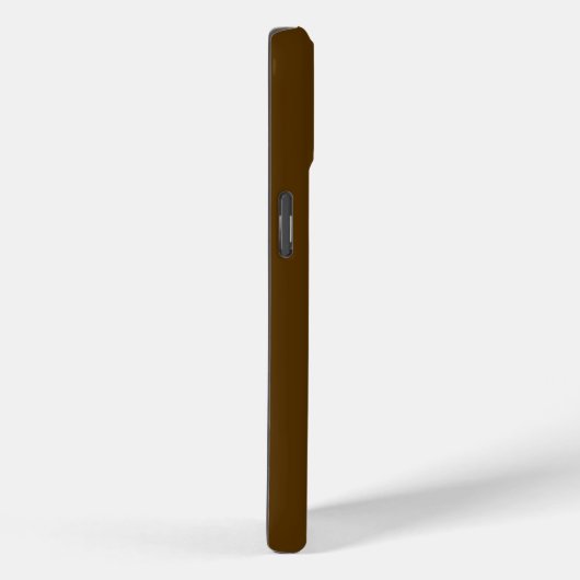 Coques Case-Mate iPhone Initiales Monogramme Marron Moderne (Verso / Droite)