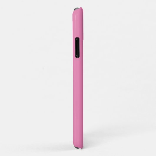 Coques Case-Mate iPhone Initiales Monogramme Minimal Simple Rose Moderne (Dos/Droite)