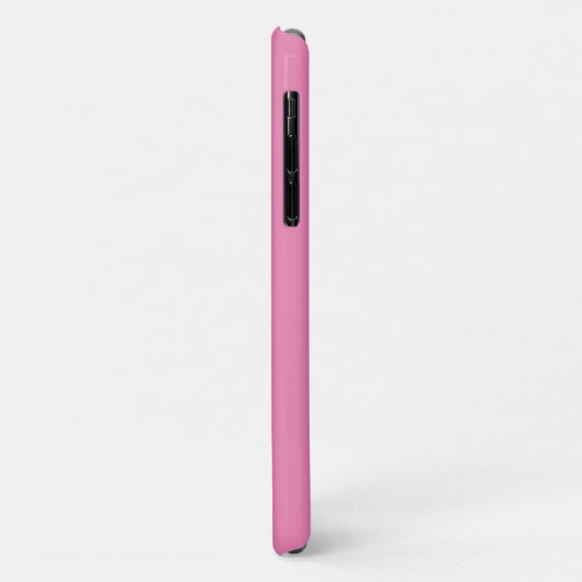 Coques Case-Mate iPhone Initiales Monogramme Minimal Simple Rose Moderne (Dos/Gauche)