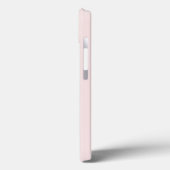Coques Case-Mate iPhone Initiales Monogramme Rose Gris Argent Flourir (Verso / Gauche)
