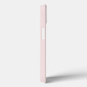 Coques Case-Mate iPhone Initiales Monogramme Rose Gris Argent Flourir (Verso / Droite)