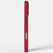 Coques Case-Mate iPhone Initiales Monogramme Rouge Cardinal Moderne Contem (Verso / Droite)