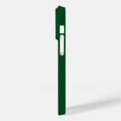 Coques Case-Mate iPhone Initiales Monogramme Vert Élégant Moderne (Verso / Gauche)