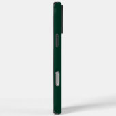 Coques Case-Mate iPhone Initiales Monogramme Vert Foncé Moderne Contempora (Verso / Droite)