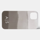 Coques Case-Mate iPhone Initiales Monogrammées Élégantes et Rafraîchissant (Verso (horizontal))