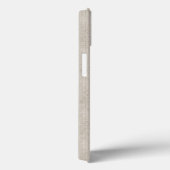 Coques Case-Mate iPhone Initiales Monogrammes Classiques Luxe Linen Fabric (Verso / Droite)