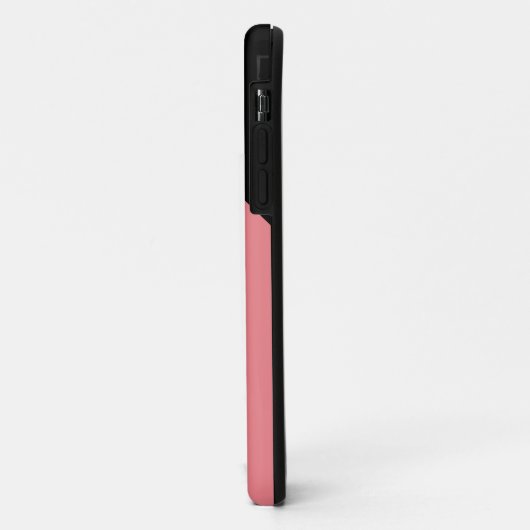 Coques Case-Mate iPhone initiales monogrammes en rose noir (Dos/Gauche)