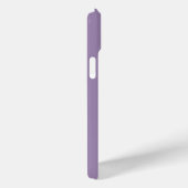 Coques Case-Mate iPhone Initiales Nom Sophisticated Solid Violet (Verso / Droite)