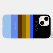 Coques Case-Mate iPhone Initiales personnalisées triées par cool (Verso (horizontal))