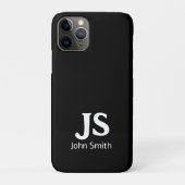 Coques Case-Mate iPhone Initiales personnelles personnalisables (Dos)