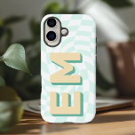 Coques iPhone 16 Initiales rétro Monogrammes du tableau de contrôle<br><div class="desc">Donnez à votre iPhone 16 Pro Max une touche personnalisée unique avec ce coque accrocheur doté d'un motif à damier tendance. Conçu pour refléter votre individualité, le coque est customisé de vos initiales, une pour votre prénom et une pour votre nom, ce qui en fait le vôtre. Le design audacieux...</div>