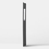 Coques Case-Mate iPhone Initiales superposées 2 Modernes | Gris sur Gris (Verso / Gauche)
