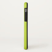 Coques Case-Mate iPhone Initiales superposées Modern 2 | Vert Citron (Dos/Gauche)
