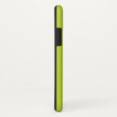 Coques Case-Mate iPhone Initiales superposées Modern 2 | Vert Citron (Dos/Droite)