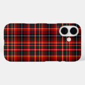 Coques Case-Mate iPhone Innes Clan Rouge brillant Tartan (Verso (horizontal))