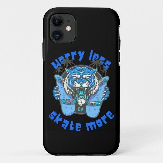 Coques Case-Mate iPhone INQUIÉTER MOINS DE SKATE PLUS d'édition tigre (Dos)