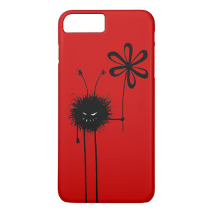 Coques Pour iPhone Insecte mauvais rouge personnalisable de fleur