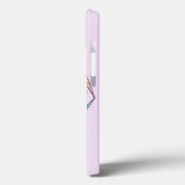 Coques Case-Mate iPhone Inséparables roses et bleus mignons (Verso / Gauche)