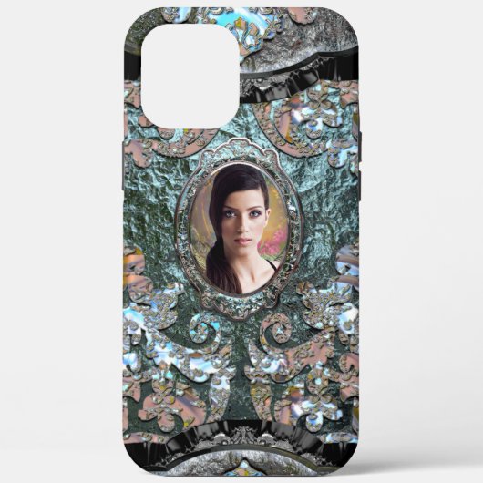 Coques Case-Mate iPhone Insérez votre image Tough Elegant Glaçon Coque-Mat (Verso)