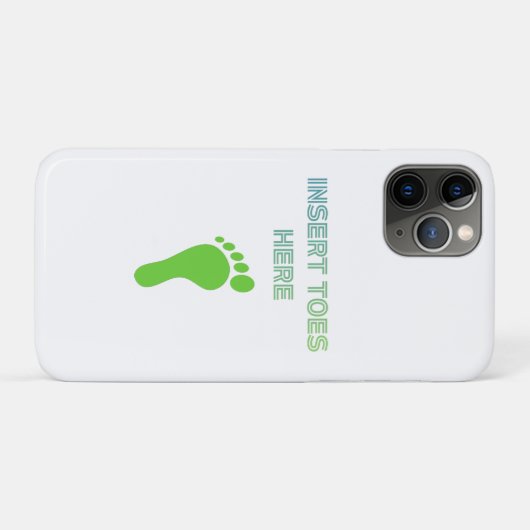 Coques Case-Mate iPhone Insert Toes Here (Dos (Horizontal))