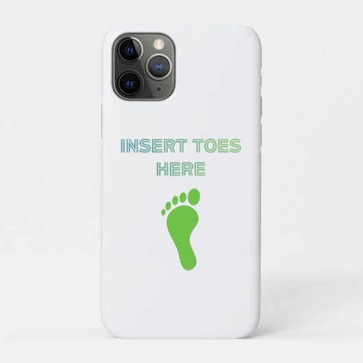 Coques Case-Mate iPhone Insert Toes Here (Dos)