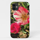 Coques Case-Mate iPhone Inside a Pink et White Tulip (Dos)