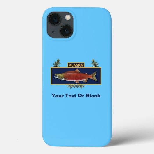 Coques Case-Mate iPhone Insigne de pêcheur de combat d'Alaska (Verso)