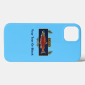 Coques Case-Mate iPhone Insigne de pêcheur de combat d'Alaska (Verso (horizontal))