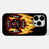 Coques Case-Mate iPhone Insigne d'incendie du service d'incendie (Verso (horizontal))