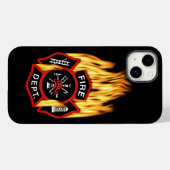 Coques Case-Mate iPhone Insigne d'incendie du service d'incendie (Verso (horizontal))