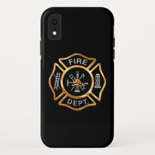 Etui iPhone Case-Mate Insigne d'or de corps de sapeurs-pompiers