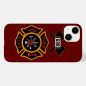Coques Case-Mate iPhone Insigne du service d'incendie (Verso (horizontal))