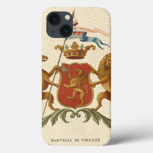 iPhone 13 Case Insigne héraldique avec Griffin et Lion