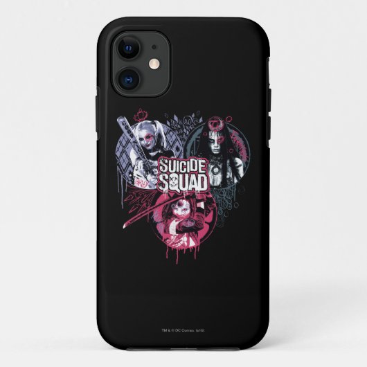 Coques Case-Mate iPhone Insignes de graffiti de filles de peloton du (Dos)