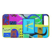 Coques Case-Mate iPhone Inspiration Abstraite Jaune Moderne De Matisse (Dos (Horizontal))