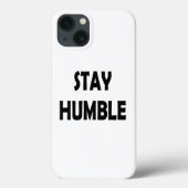 Coques Case-Mate iPhone Inspiration dans le minimalisme - Restez humble Mo (Verso)