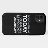 Coques Case-Mate iPhone Inspiration, Faites Quelque Chose Aujourd'Hui, Soy (Dos (Horizontal))