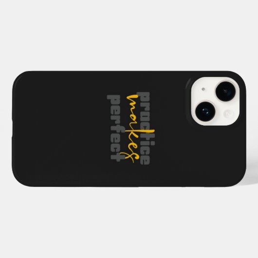 Coques Case-Mate iPhone Inspirational Matte Black iPhone 14 Case  (Verso (horizontal))