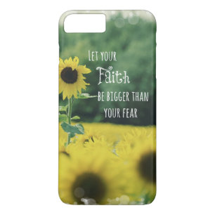 Coque iPhone 8 Plus/7 Plus Inspirationnel : Que Votre Foi Soit Plus Grande Qu