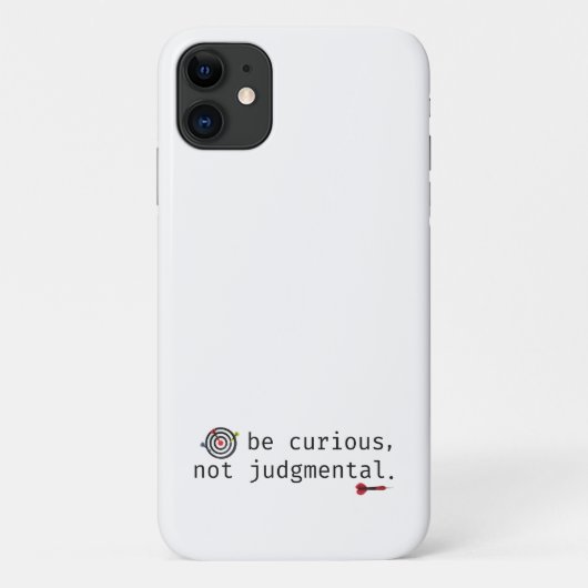 Coques Case-Mate iPhone Inspirationnel Soyez Curieux Pas Jugement Téléphon (Dos)