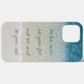 Coques Case-Mate iPhone Inspirationnel Turquoise Blue Ocean Surfs Waves (Verso (horizontal))